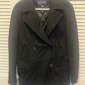 Nautica Men's Classic Black Peacoat